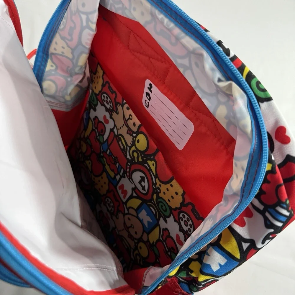 Hello Kitty 4 Piece‎ Backpack NWT Kids School Lunch Box Water Bottle Headphones